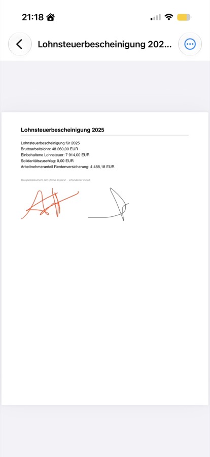Fertig unterschrieben – CSB-DMS